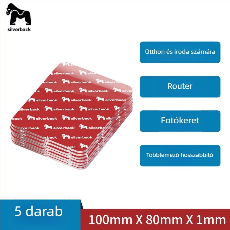 Nano kétszeres ragasztó szalag, magas viszkozitású, átlátszó, kis darabok, erős tapadás autóhoz és otthonhoz