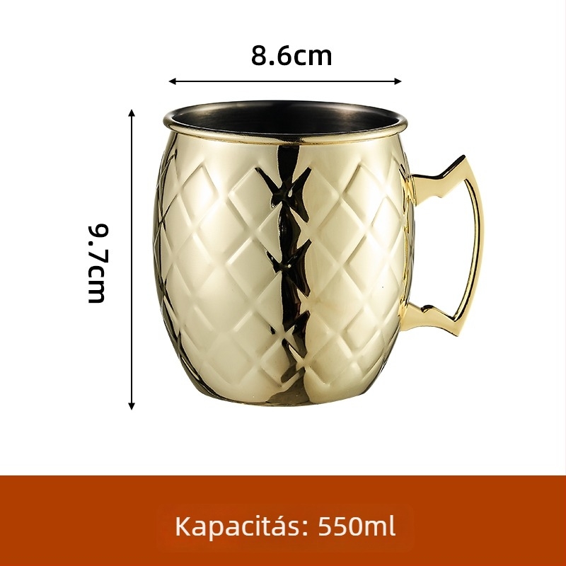 304 rozsdamentes acélból készült spirit pohár; kapacitás 1–100 ml; stílus modern minimalist Bloom; logónyomtatás elérhető; csomagolás papírdoboz.