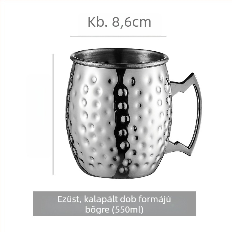 304 rozsdamentes acélból készült spirit pohár; kapacitás 1–100 ml; stílus modern minimalist Bloom; logónyomtatás elérhető; csomagolás papírdoboz.