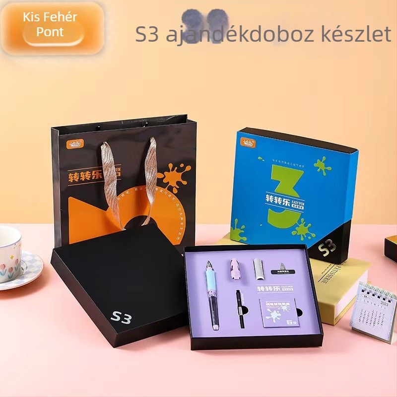 S3 Zhuanzhuanle műanyag toll tintapatronnal és irídium heggyel ajándékdobozban