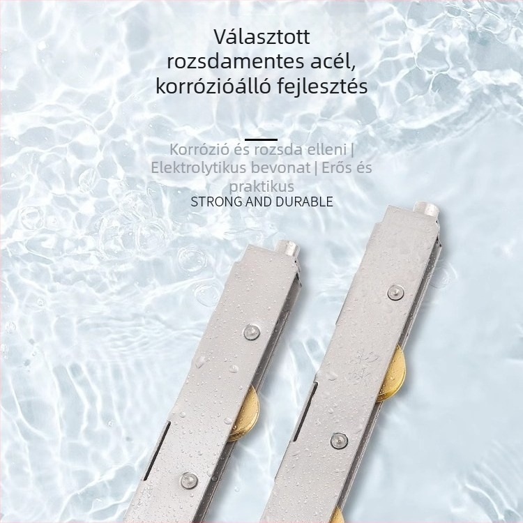 Erkély tolóajtó alsó görgő, szénacélból, modell H20230422, Shouli márka, ajtók és ablakokhoz, modern minimalista stílus.