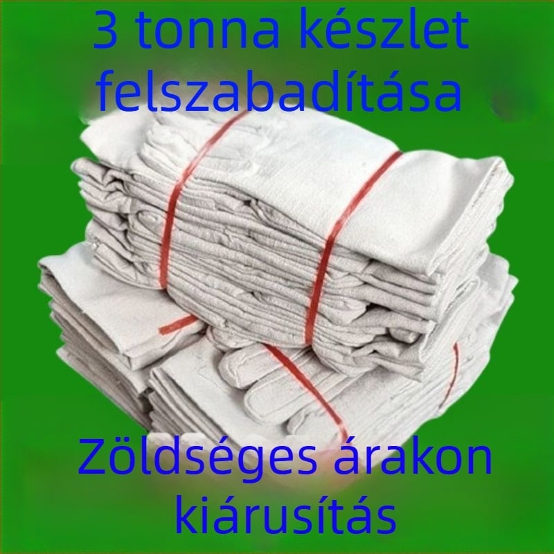 Pamutvászon 24-szálas megerősített, extra vastag, kopásálló, olajálló védőkesztyű hegesztéshez és karbantartáshoz