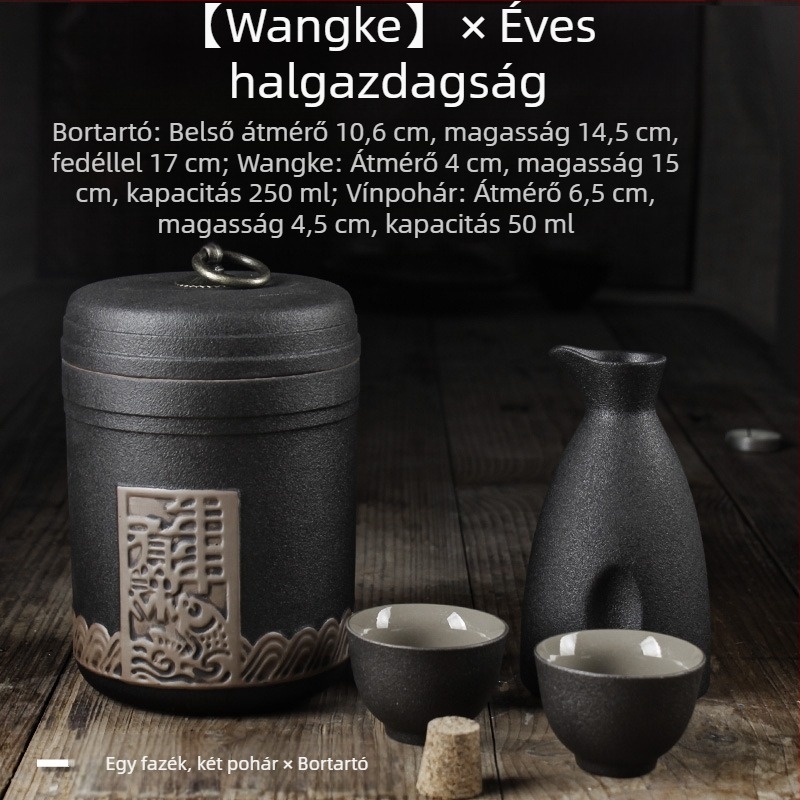 Bormelegítő készlet Shengsheng márka, modern egyszerű stílus, nyomtatott logó, borhoz