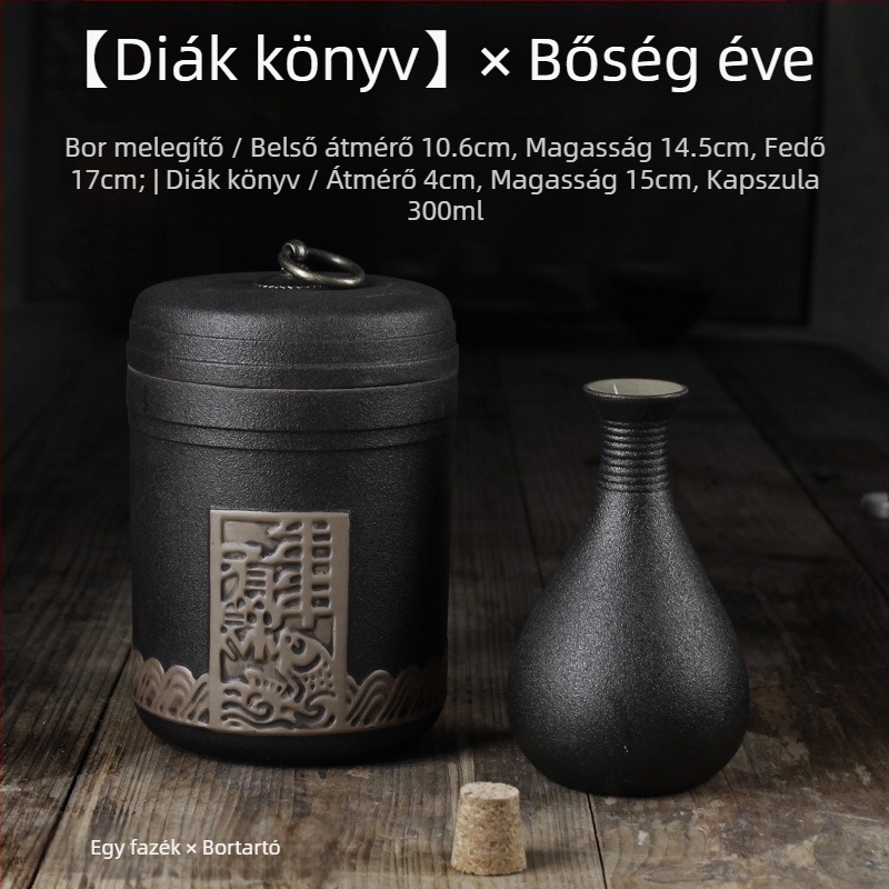 Bormelegítő készlet Shengsheng márka, modern egyszerű stílus, nyomtatott logó, borhoz