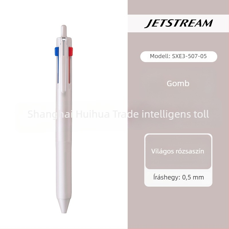 Uni Mitsubishi SXE3-507 multifunkcionális JetStream toll, három az egyben tinta, nyomógombos golyóstoll