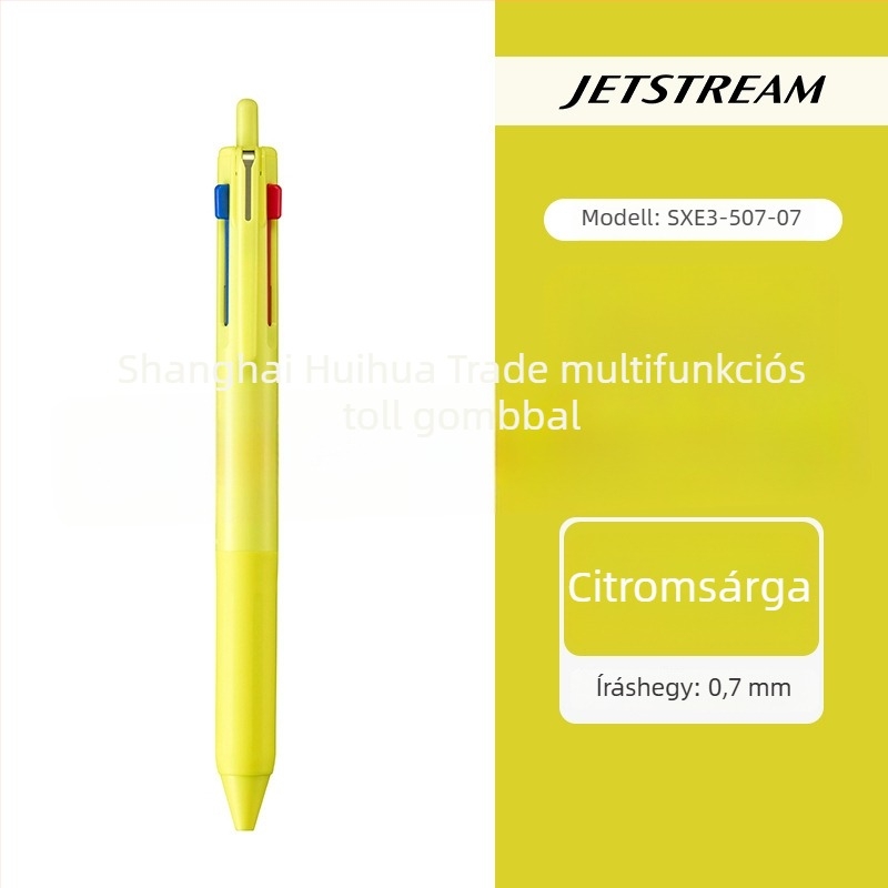 Uni Mitsubishi SXE3-507 multifunkcionális JetStream toll, három az egyben tinta, nyomógombos golyóstoll