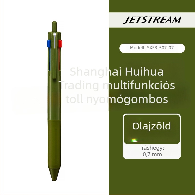 Uni Mitsubishi SXE3-507 multifunkcionális JetStream toll, három az egyben tinta, nyomógombos golyóstoll