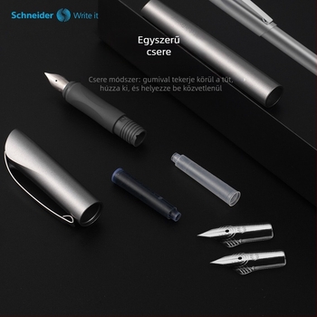 Schneider Tollhegy – Rozsdamentes acél tollhegy BK406/410/402+/401/400-hoz, fém test, tintaellátó rendszer: Egyéb