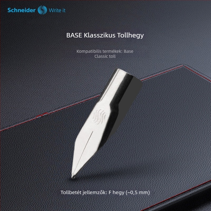 Schneider Tollhegy – Rozsdamentes acél tollhegy BK406/410/402+/401/400-hoz, fém test, tintaellátó rendszer: Egyéb