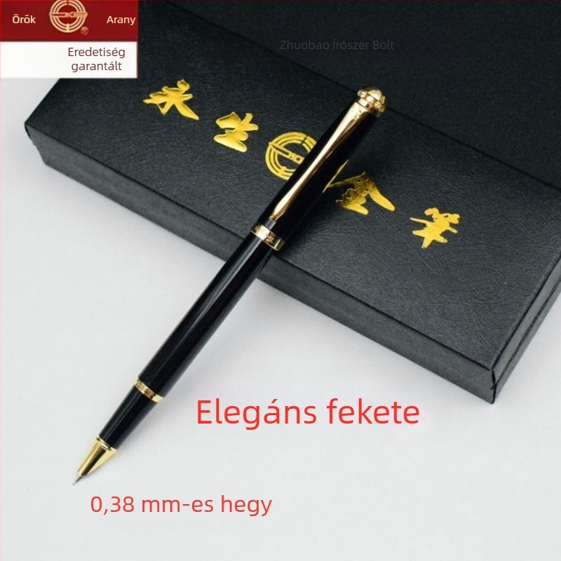 Eredeti Eternal Life töltőtoll diákoknak, elegáns íráshoz, üzleti ajándék, cserélhető tintatartály és gravírozás