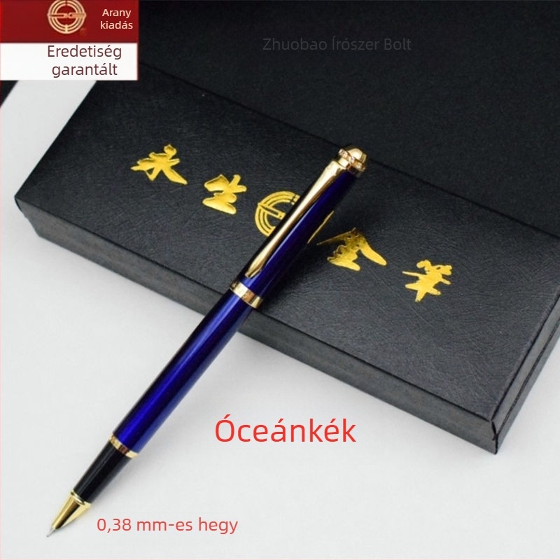 Eredeti Eternal Life töltőtoll diákoknak, elegáns íráshoz, üzleti ajándék, cserélhető tintatartály és gravírozás