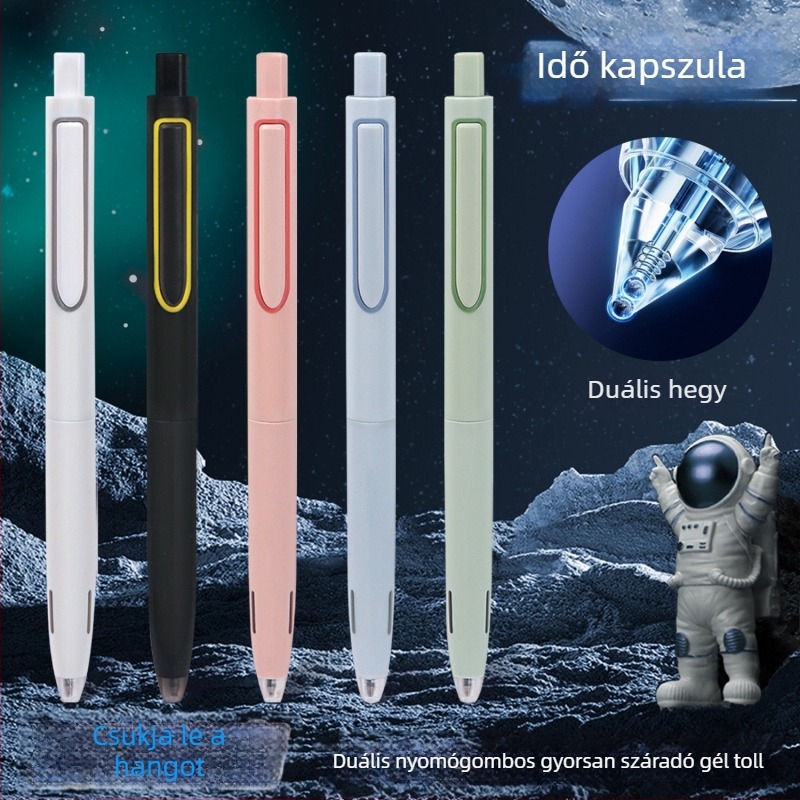 Dotted stone zselés toll Time and Space Capsule sorozat – műanyag test, rozsdamentes acél hegy, nem törölhető