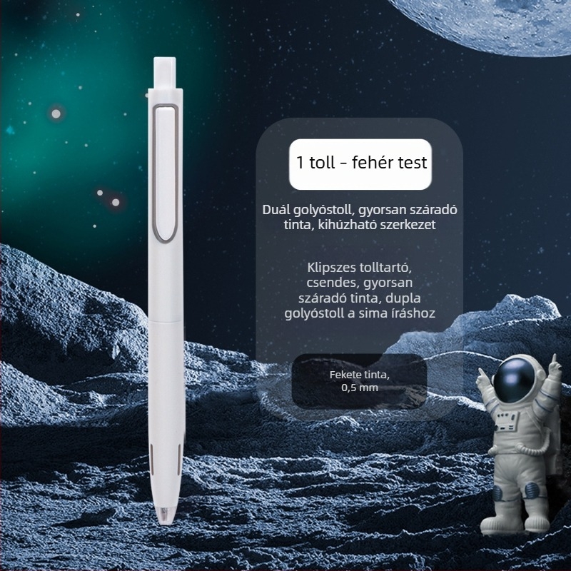 Dotted stone zselés toll Time and Space Capsule sorozat – műanyag test, rozsdamentes acél hegy, nem törölhető