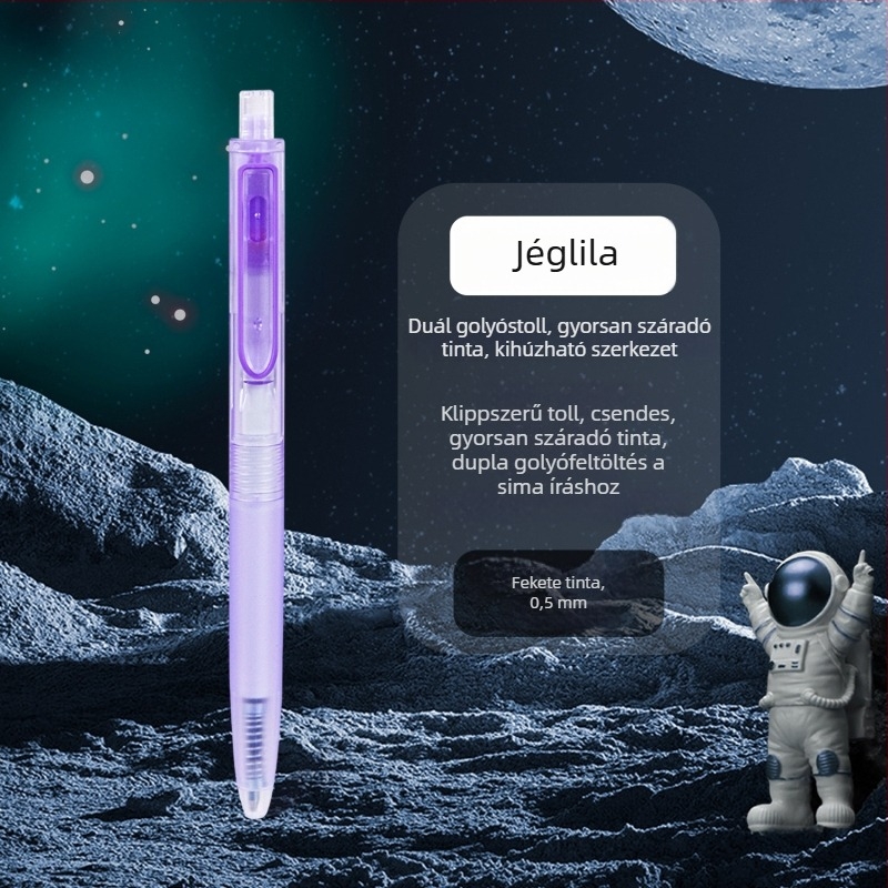 Dotted stone zselés toll Time and Space Capsule sorozat – műanyag test, rozsdamentes acél hegy, nem törölhető