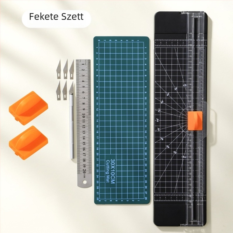 Kézi papírtvágó – Yinian, Műanyag test, Paper Cutter modell, Termékszám 818, Cél: papírvágás