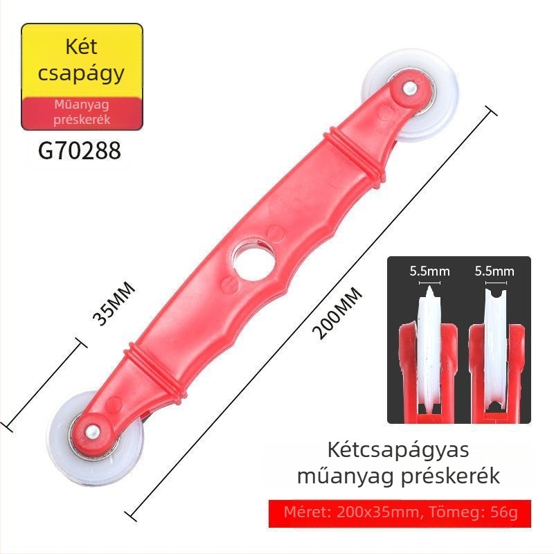 Ablak háló montázsához spline görgővel tervezett eszköz, háló telepítéséhez (tartalmaz roller, szalag és kampó)