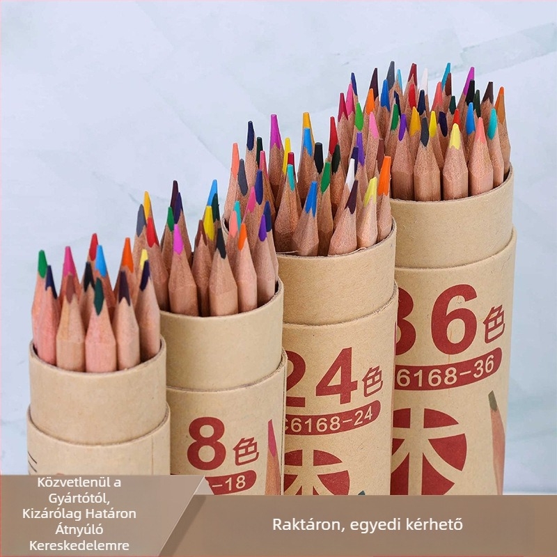 HB grafit ceruza, fából készült testtel; Independent márka; írásra, rajzolásra és színezésre, vizsgákhoz.