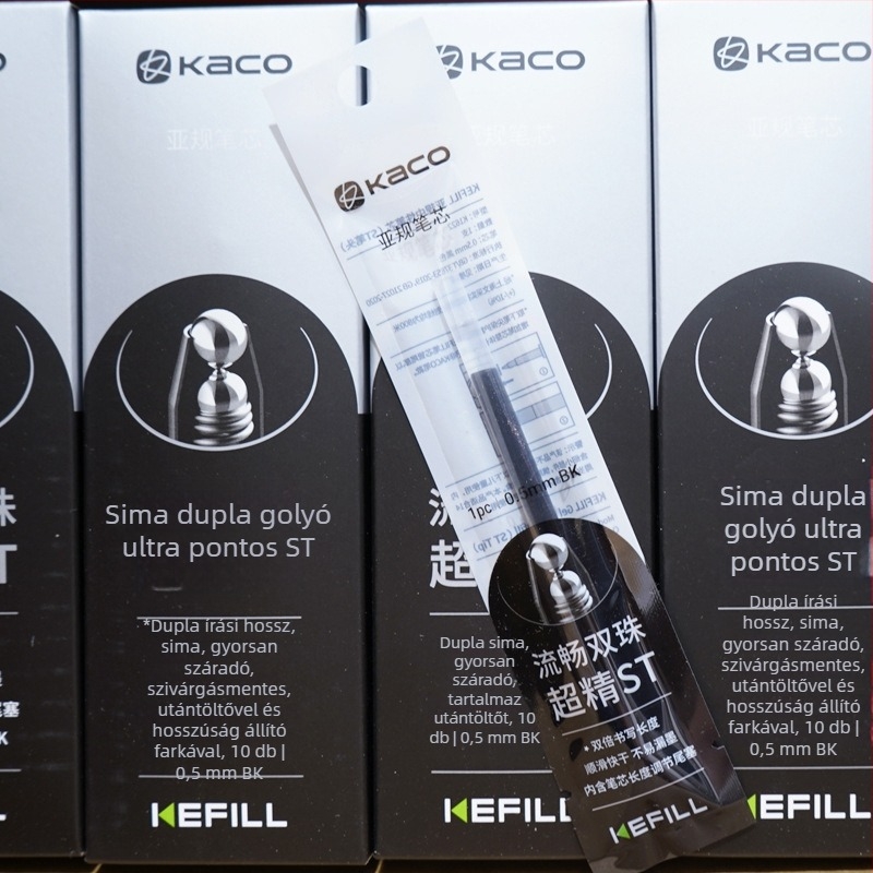 Kaco tollrefill aláíró tollhoz, 0,5 mm hegy, cserélhető mag, dobozos csomagolás