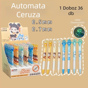 36 darab mechanikus ceruza 0,5 mm és 0,7 mm HB grafittal rajzoláshoz, íráshoz és vizsgákhoz