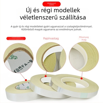 LED kijelzőkhöz és fényvezetőkhöz árnyékoló szalag, magas viszkozitású ragasztóháttal, egyoldalas, OPP alapú, 50 m/tekercs, vastagság 0,06 mm, kioldó papírral