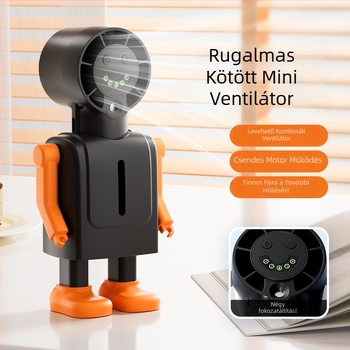 Kézi permetezős ventilátor digitális kijelzővel, beépített 1200–2000mAh akkumulátor, brushless motor, 4 fokozatú sebesség, permetező funkció