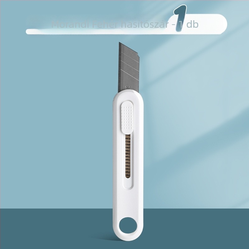 Univerzális kés ollóval és doboznyitóval – Modell 960, Anyag: műanyag, Nettó tömeg: 100 g, Márka: M&g / Morning Light