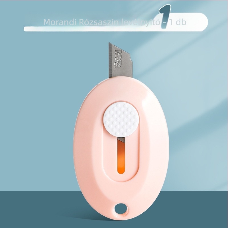 Univerzális kés ollóval és doboznyitóval – Modell 960, Anyag: műanyag, Nettó tömeg: 100 g, Márka: M&g / Morning Light