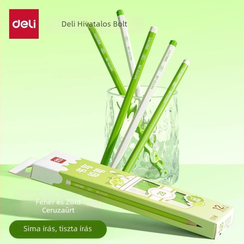 Deli fa ceruza - 2B/HB mag, fa test, írásra és vizsgákra
