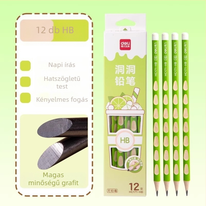Deli fa ceruza - 2B/HB mag, fa test, írásra és vizsgákra