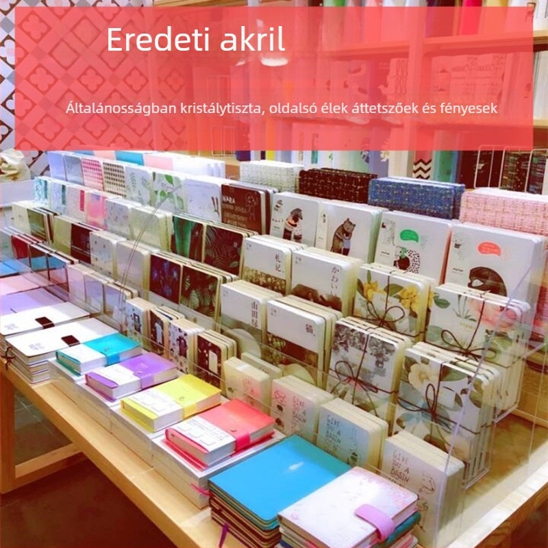 Seven Bends Akril Könyvállvány 965 – Notebook és Könyv Kijelző, Akril Burkolat, 1 Kötés