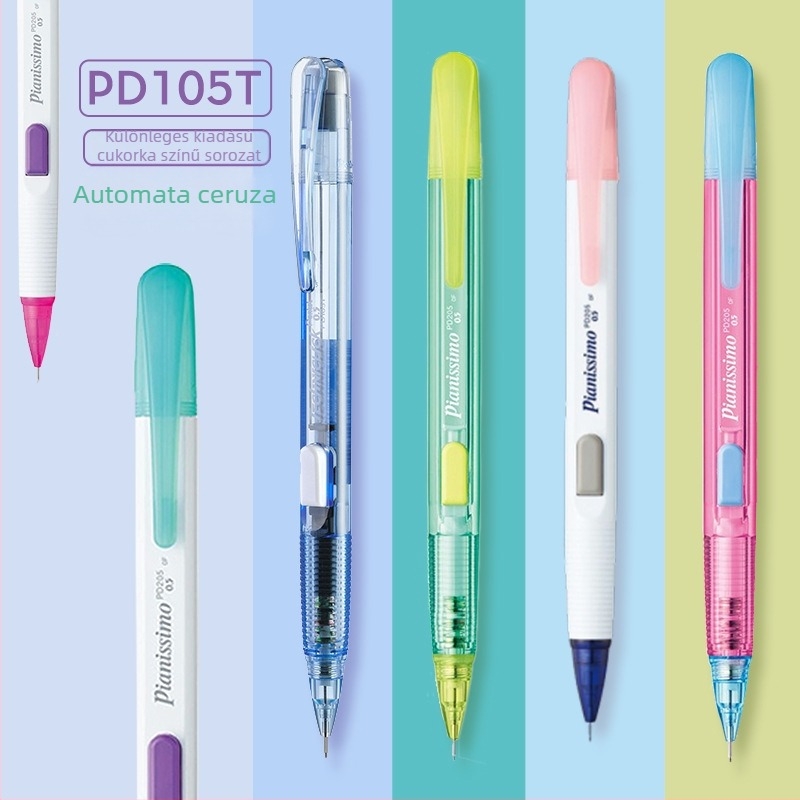 Oldalsó nyomású iskolai mechanikus ceruza – műanyag héj, Pentel/Patong