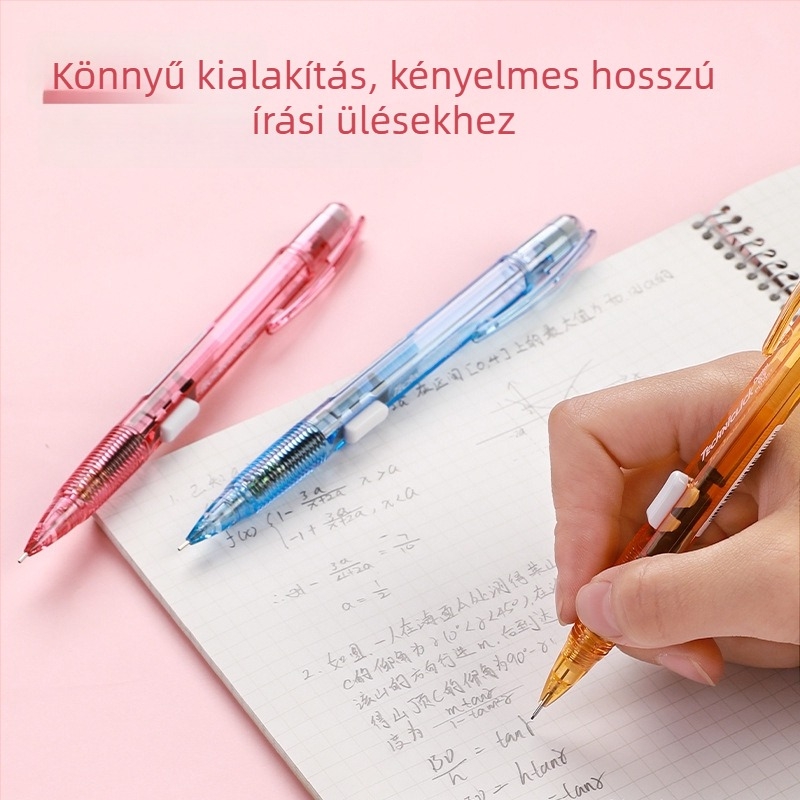 Oldalsó nyomású iskolai mechanikus ceruza – műanyag héj, Pentel/Patong