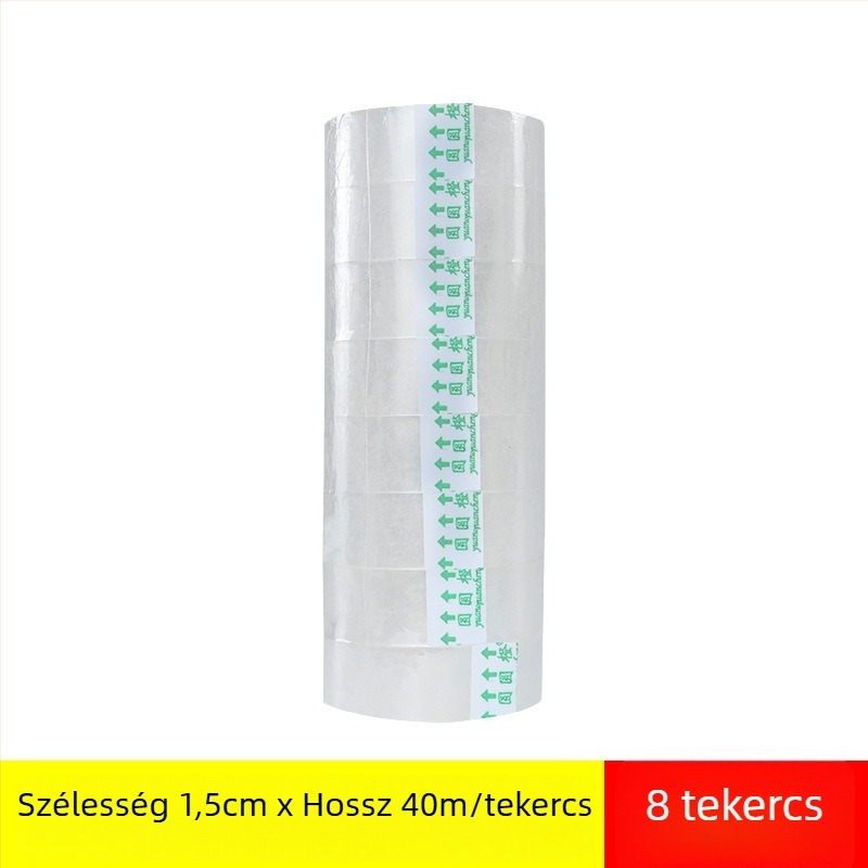 Átlátszó BOPP csomagoló szalag, 45 μm, virágcsomagoláshoz, 60 tekercs kartonban, Márka: Dongguan Printing Rubber Adhesive Products Co., Ltd.