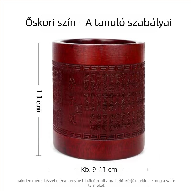 Bambusz tolltartó, kör alakú, logó nyomtatva, testreszabás elérhető, licencelt magáncímke