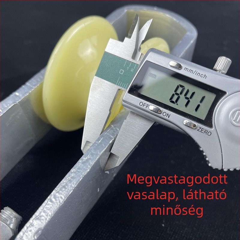 Vasúti nylon kiáramló görgő, típus horog-görgő, zárt optikai kabelcsatorna, készülék tápegység-kábelhez és PE csőhöz
