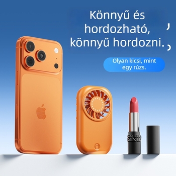 USB újratölthető mini kézi ventilátor, könnyen hordozható, 6-in-1 multifunkcionális nyári hűtőeszköz