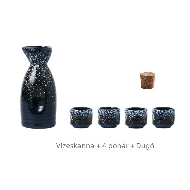 Borospohár készlet – Műanyag anyag, 1000 ml feletti kapacitás, egyszerű stílus