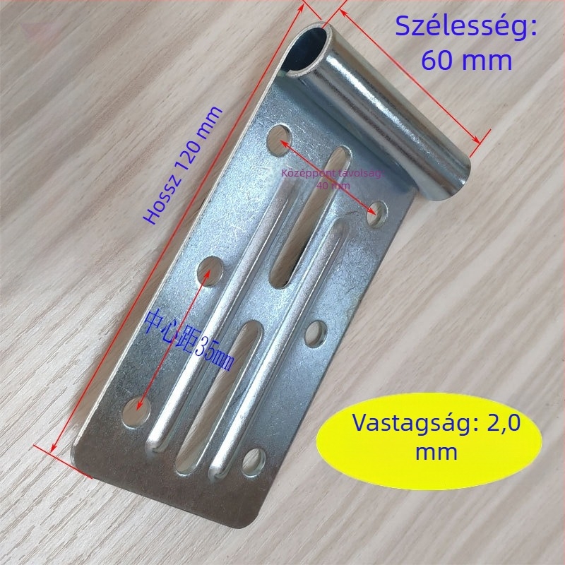 Elektromos garázs redőny zsanérkészlet oldalsó kerékkerettel, felső kerékkel, alsó kerékkel és vezetővel egysávos és kétsávos sínhez