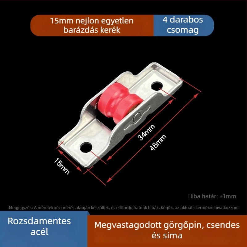 Alsó vezető görgő ablakokhoz és ajtókhoz (Anyag: rozsdamentes acél; Modell: 80/88; Márka: Spring shaping; Alkalmazás: ablakok és ajtók; Stílus: modern egyszerű)
