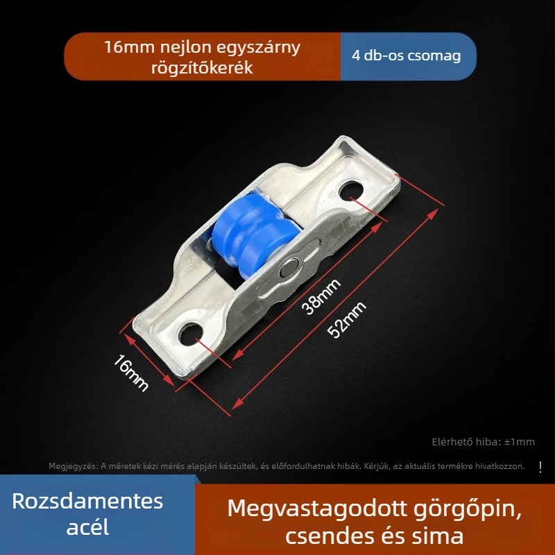 Alsó vezető görgő ablakokhoz és ajtókhoz (Anyag: rozsdamentes acél; Modell: 80/88; Márka: Spring shaping; Alkalmazás: ablakok és ajtók; Stílus: modern egyszerű)