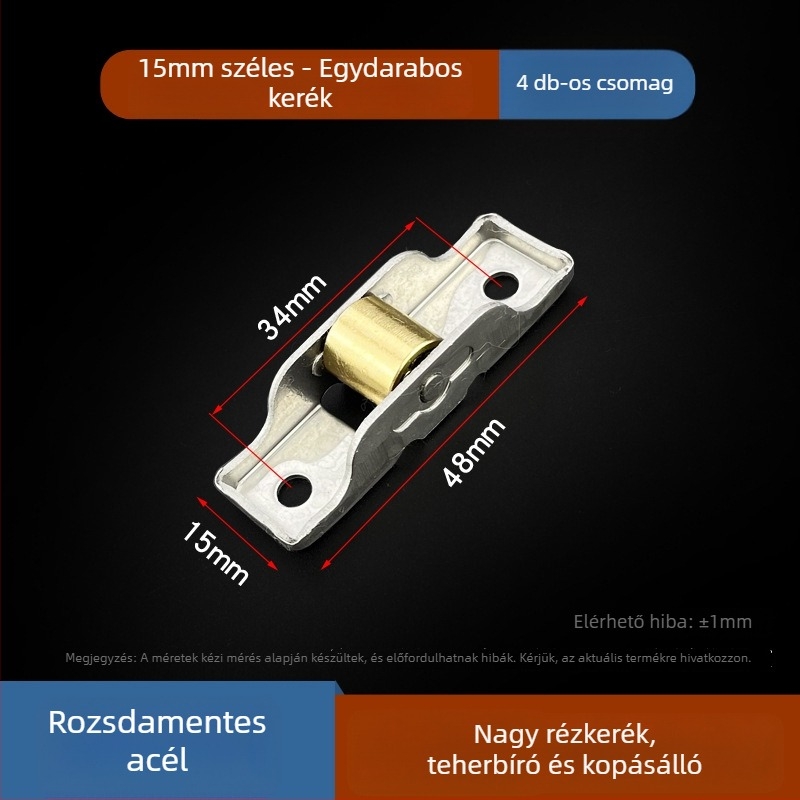 Alsó vezető görgő ablakokhoz és ajtókhoz (Anyag: rozsdamentes acél; Modell: 80/88; Márka: Spring shaping; Alkalmazás: ablakok és ajtók; Stílus: modern egyszerű)
