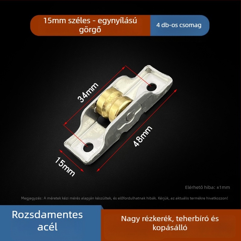 Alsó vezető görgő ablakokhoz és ajtókhoz (Anyag: rozsdamentes acél; Modell: 80/88; Márka: Spring shaping; Alkalmazás: ablakok és ajtók; Stílus: modern egyszerű)