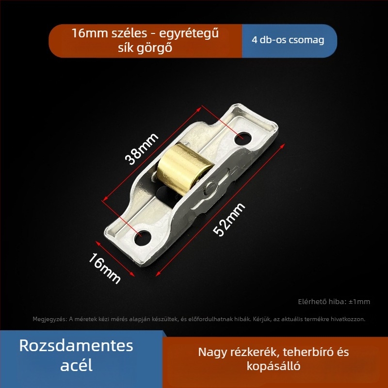 Alsó vezető görgő ablakokhoz és ajtókhoz (Anyag: rozsdamentes acél; Modell: 80/88; Márka: Spring shaping; Alkalmazás: ablakok és ajtók; Stílus: modern egyszerű)