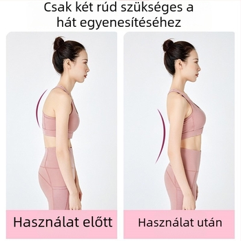 Jóga test bottal a testtartás korrekciójáért – görbe hát csökkentése, váll- és hátnyitás – gyermekeknek szóló edzősegéd, Shining