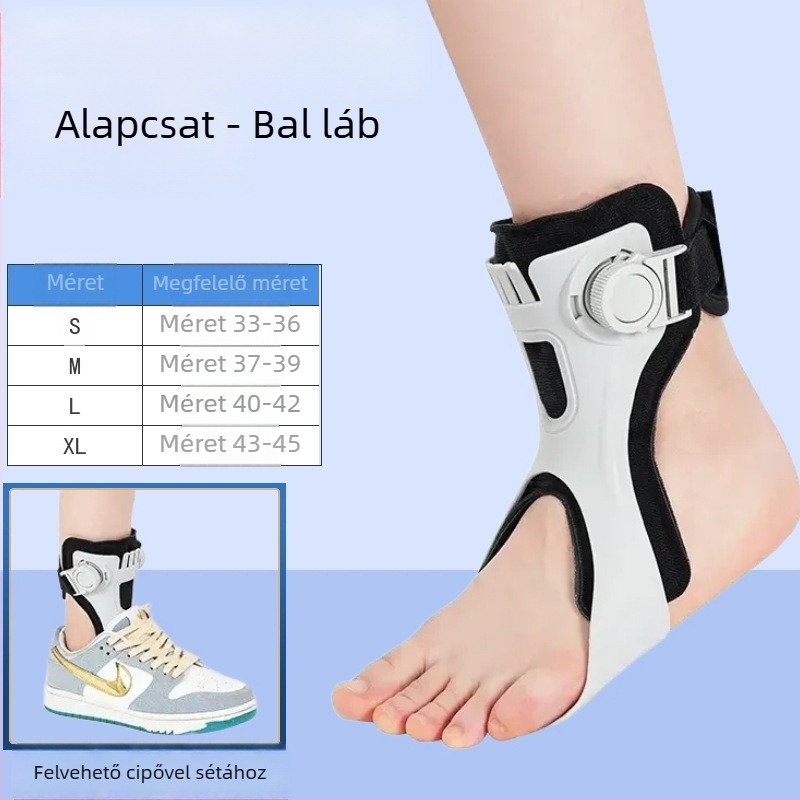 Foot drop orthosis – gyanta héj és SBR bélés; Márka: Zongxiang; Modell: Foot drop orthosis; Alkalmazható részek: lábak
