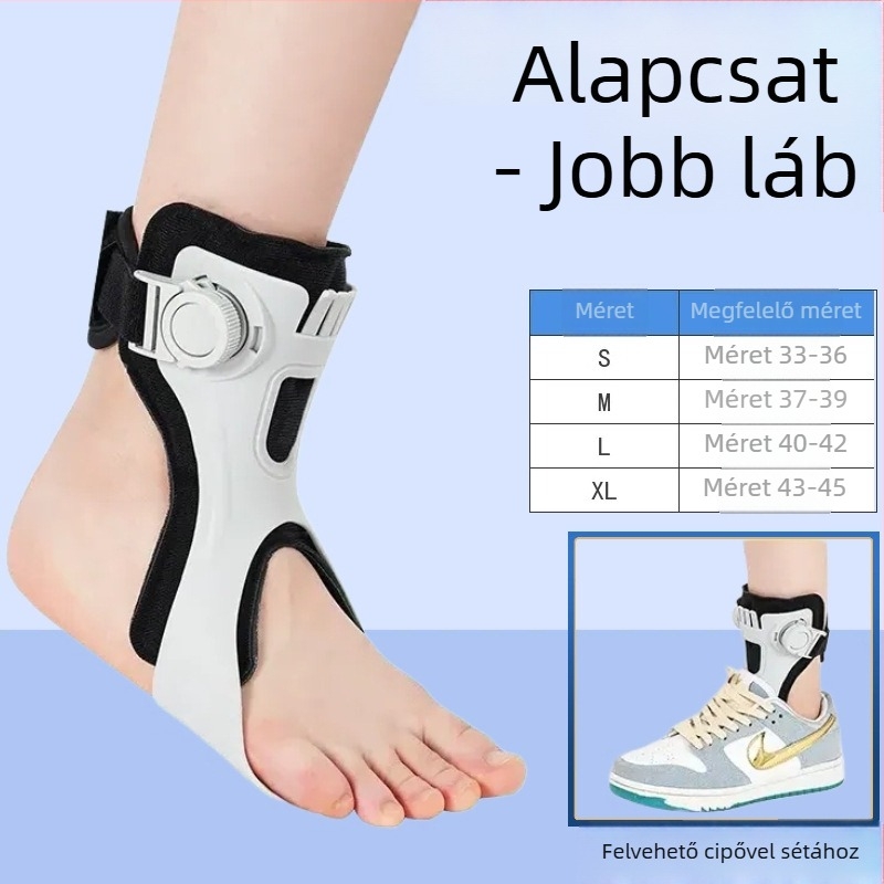 Foot drop orthosis – gyanta héj és SBR bélés; Márka: Zongxiang; Modell: Foot drop orthosis; Alkalmazható részek: lábak