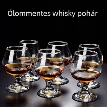 Unique ólomtalan kristályból készült szeszesitalok pohárkészlet – boros pohár, kapacitás 1000 ml vagy több, egyszerű stílus