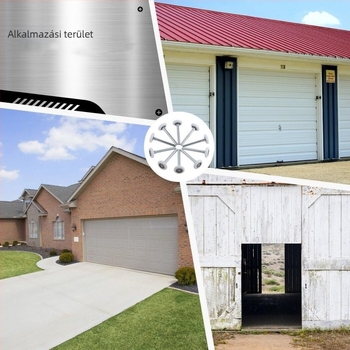 Garázskapu görgő ABS ház és nyloncsapágy, modell GLN46105-11B, tengelyátmérő 11 mm, teherbírás 30 kg, elektromos garázsajtókhoz