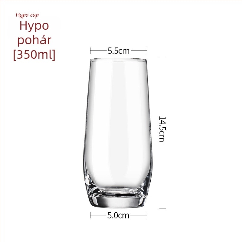 Üveg koktél pohár, átlátszó modern dizájn, 301–400 ml kapacitás, SXF márka, nyomtatott logó