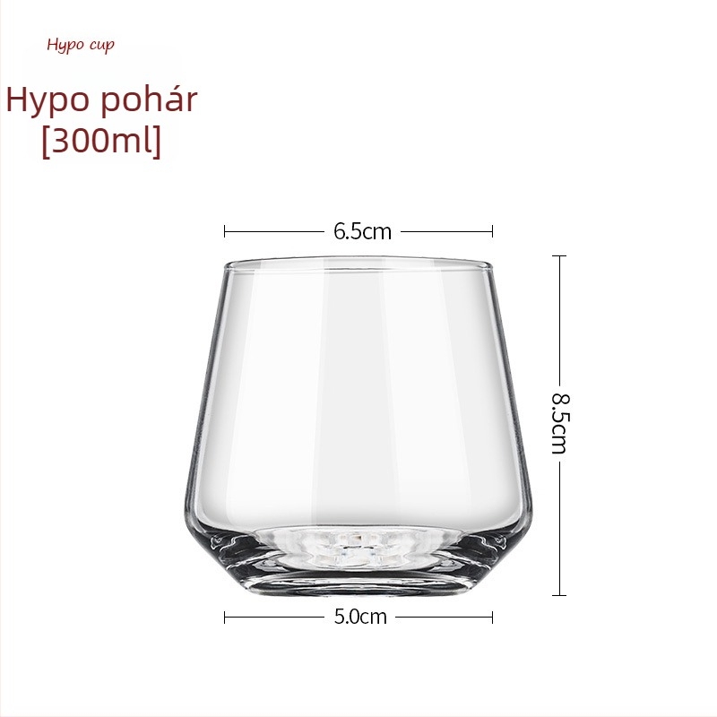 Üveg koktél pohár, átlátszó modern dizájn, 301–400 ml kapacitás, SXF márka, nyomtatott logó